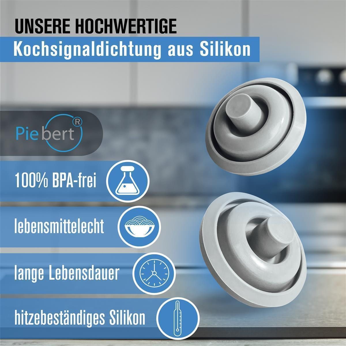 Piebert Schnellkochtopf-Dichtungsring Piebert Fix Kochsignaldichtung 39155 für WMF Perfect & Perfect Plus Bild 2