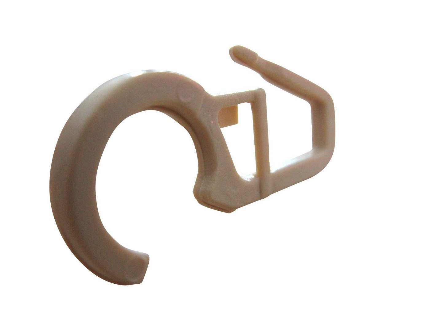 rewagi Gardinenhaken Überklipshaken Faltenlegehaken für Gardinenringe Ø 12mm - beige, Gardinen, Vorhänge, Gardinenstangen, (50-St), Verkaufseinheit: 25, 50, 100, 200, 500, 1000 Stück Bild 2