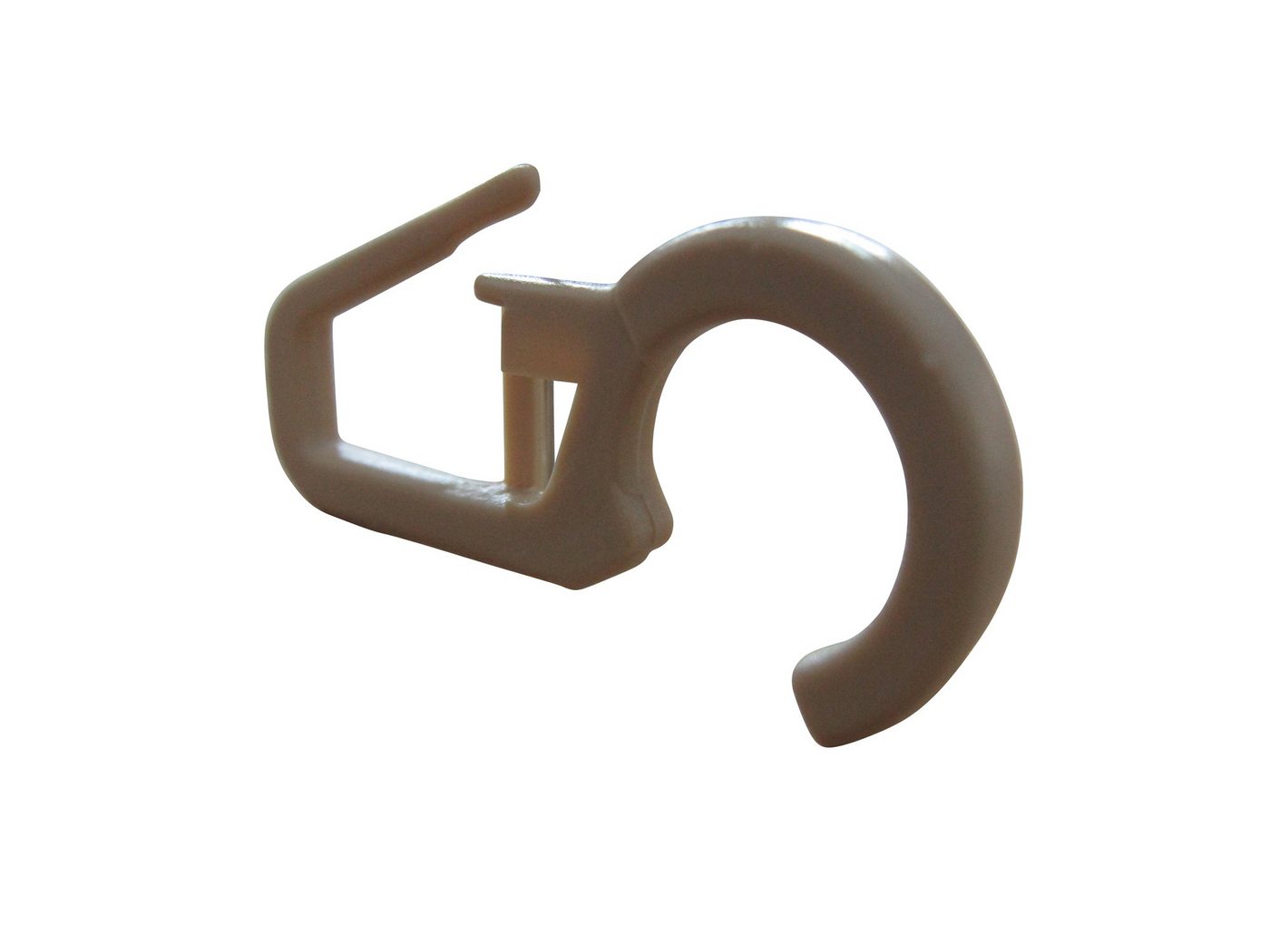 rewagi Gardinenhaken Überklipshaken Faltenlegehaken für Gardinenringe Ø 12mm - beige, Gardinen, Vorhänge, Gardinenstangen, (50-St), Verkaufseinheit: 25, 50, 100, 200, 500, 1000 Stück Bild 3