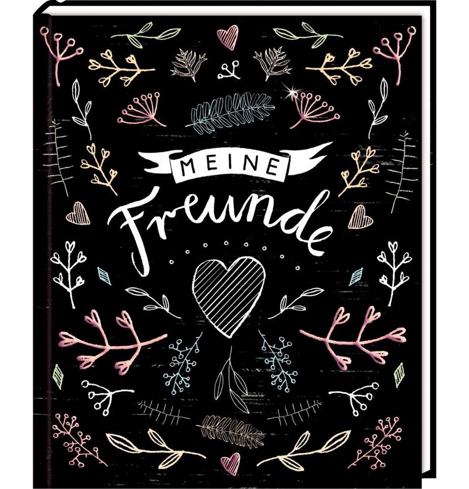 Coppenrath Poesiealbum Freundebuch - Handlettering - Meine Freunde