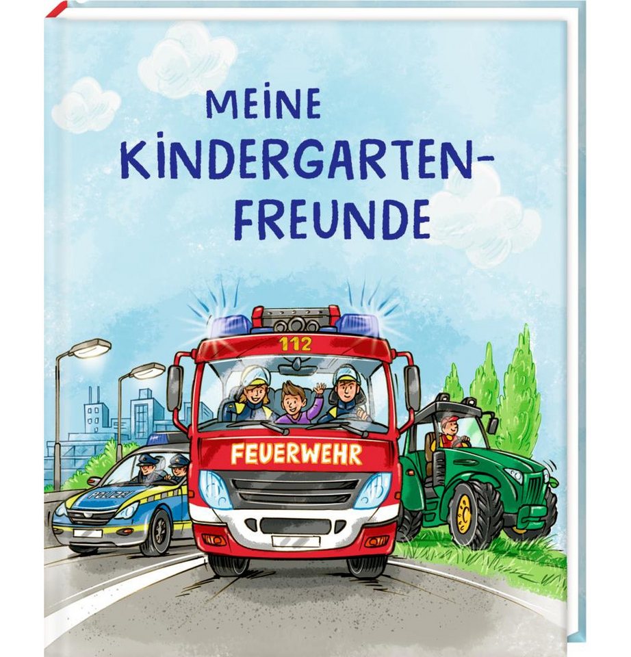 COPPENRATH DIE SPIEGELBURG Poesiealbum Meine Kindergartenfreunde - Bunte Fahrzeuge
