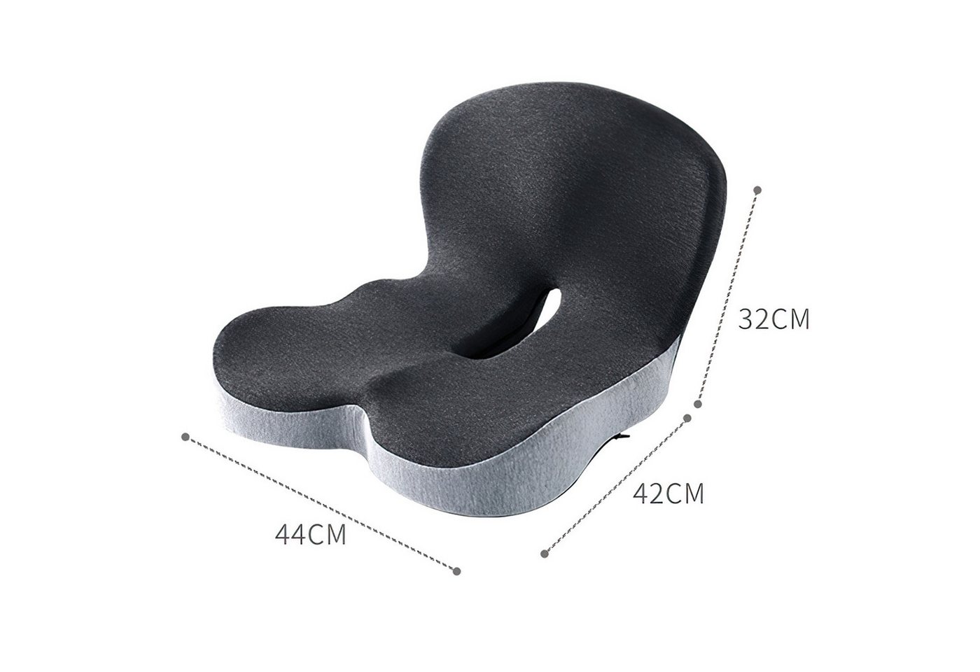 Refined Living Sitzkissen Sitzkissen Ergonomisches Bürostuhl Orthopädisch Mit RückenKissen, Memory-Schaum Lindert Rückenschmerzen Sitzring Steißbein Entlastung Bild 5