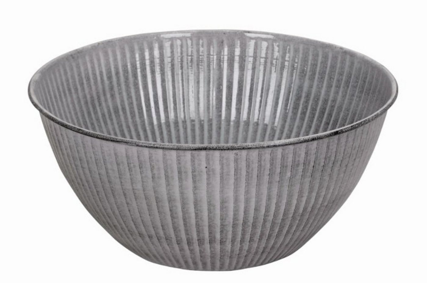 finehomegarden Pflanzschale Schale Metall lackiert hellgrau Wasserwanne Miniteich Teichwanne (1 St), Pflanzschale Garten Dekoschale Ø32+38cm 2Größen wählbar / Paket Bild 4