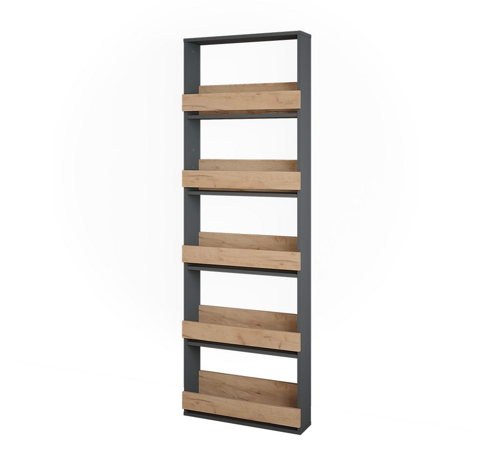 Vicco Weinregal Repose, Goldkraft Eiche/Anthrazit, 60 x 180 cm, 1-tlg.