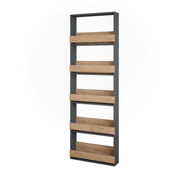 Vicco Weinregal Repose, Goldkraft Eiche/Anthrazit, 60 x 180 cm, 1-tlg.