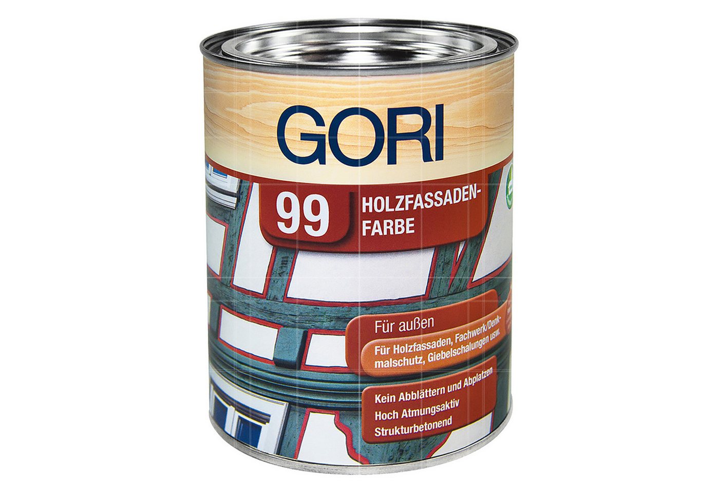 GORI Wetterschutzfarbe 99 Wetterschutz Holzfarbe - 2.5 Ltr