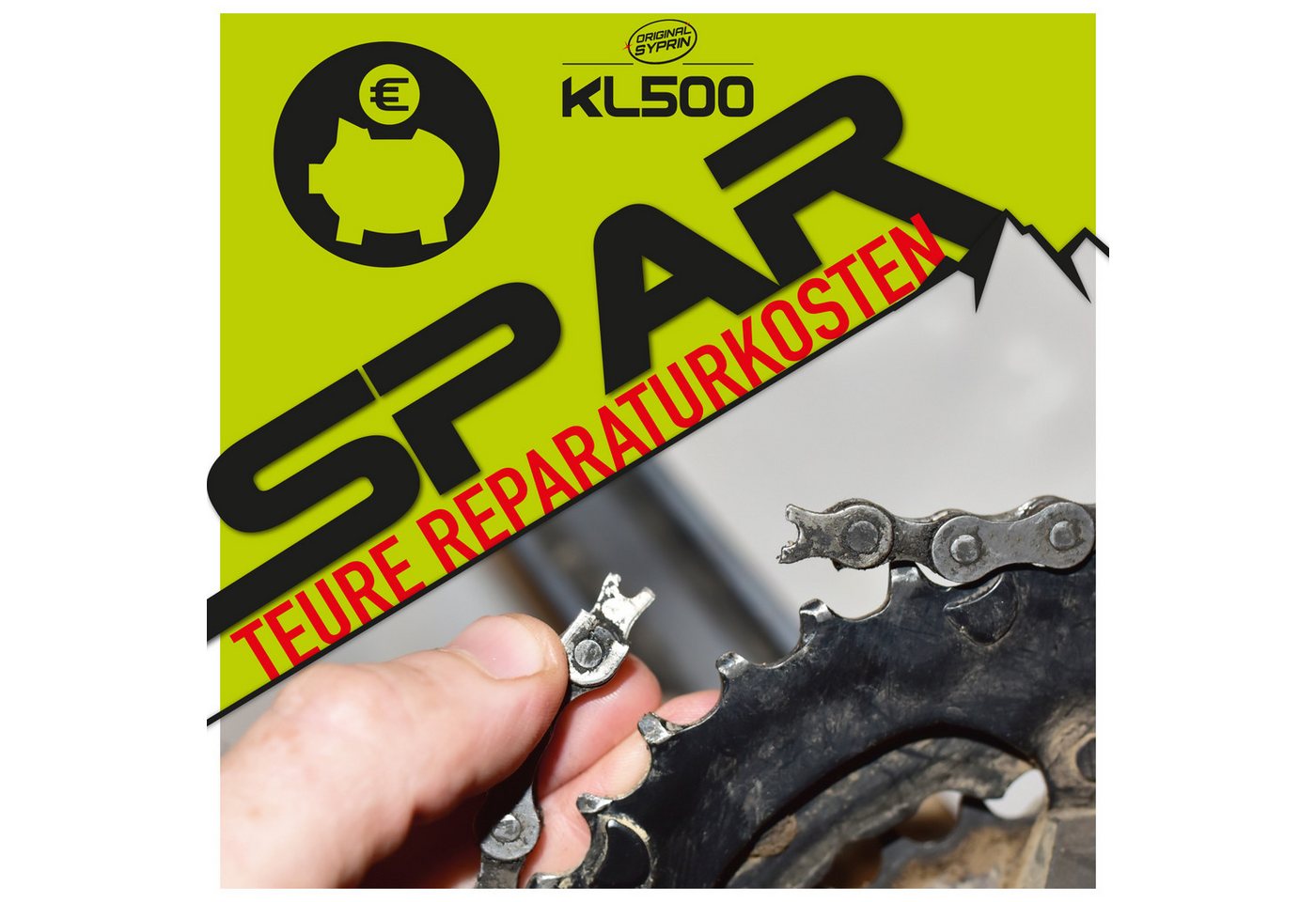 Original Syprin Kettenöl Fahrrad, Kettenöl für E-Bike, MTB & Rennrad Premium Qualität, 125 ml, (Fahrrad Kettenöl Für alle Ebike, Mountainbike, Rennrad Kette 125 ml, 1-St) Bild 3