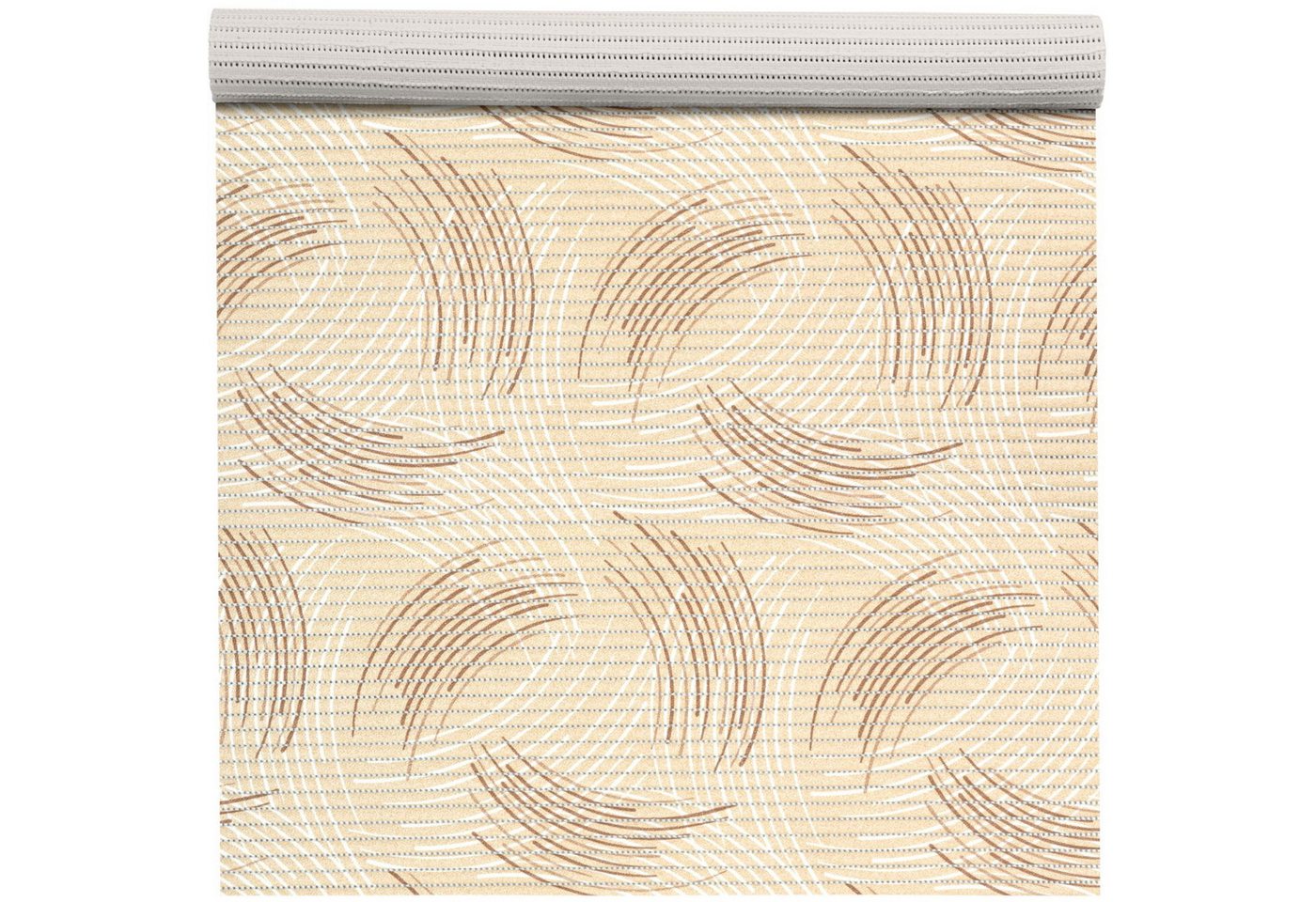 ANRO Schaum-Badematte Premium Zirkel rutschfester Badvorleger mit Drainage, Höhe 5 mm, schnelltrocknend, Drainage, hält die füße warm, isolierend, Kunststoff, Rechteckig, Weichschaummatte 100x65cm Rechteckig RAW Beige Bild 4