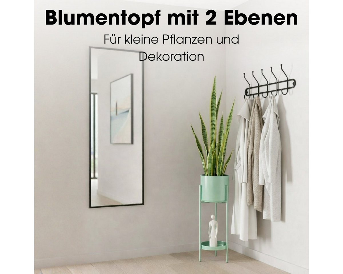 Mica Decorations Blumentopf Mica Decorations Colyn Pflanzenständer 60xØ19 cm Mintgrün Bild 5