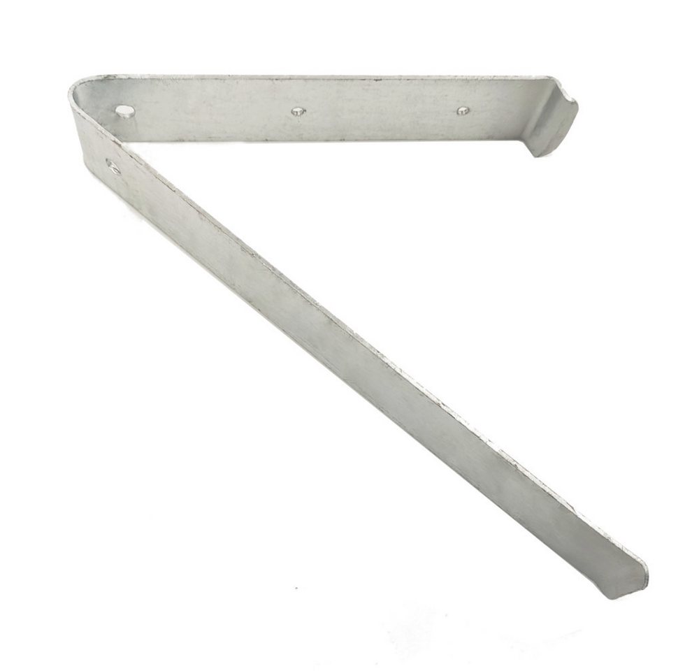 ZAUNIVERSUM Doppelstabmattenzaun Blumenampelhalter für Doppelstabmattenzäune verzinkt (Silber), (1, Stück), robust und stabil Bild 3