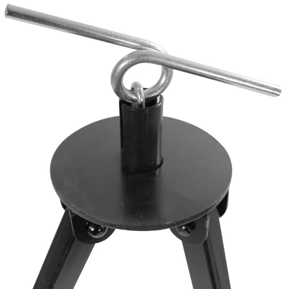 Grillplanet Schwenkgrill Gulaschkessel Schwenkgrill Dreibein 180cm Kettenhöhenverstellung, Spar-Set, 25 x 35 cm Kochlöffel, manuelle Kettenhöhenverstellung Bild 4