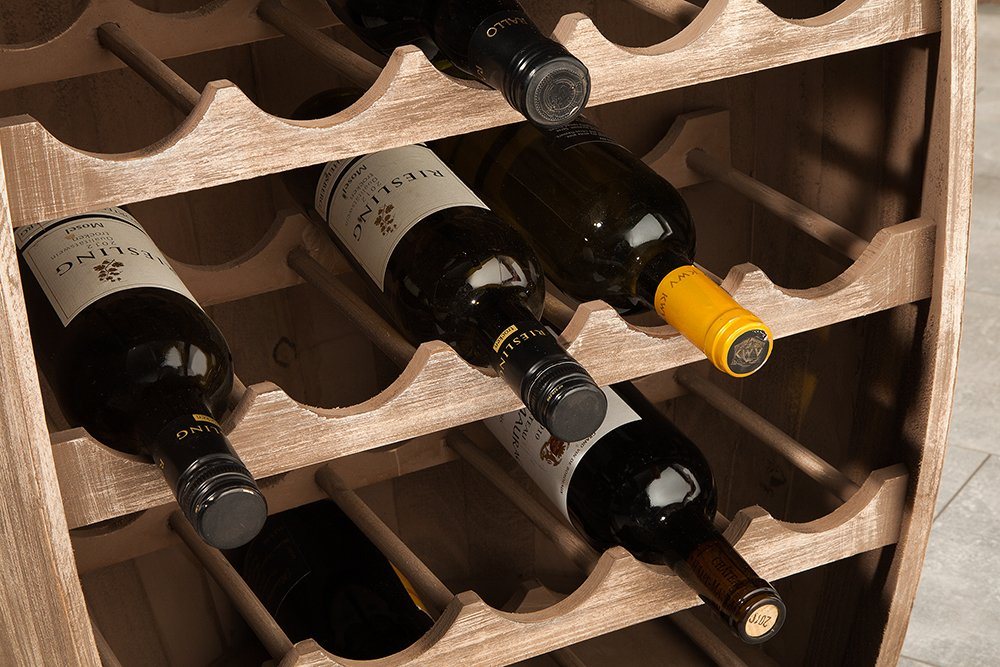riess-ambiente Weinregal BODEGA 80cm natur, Einzelartikel 1-tlg., Holz · Flaschen · Fass · Pinie Bild 5