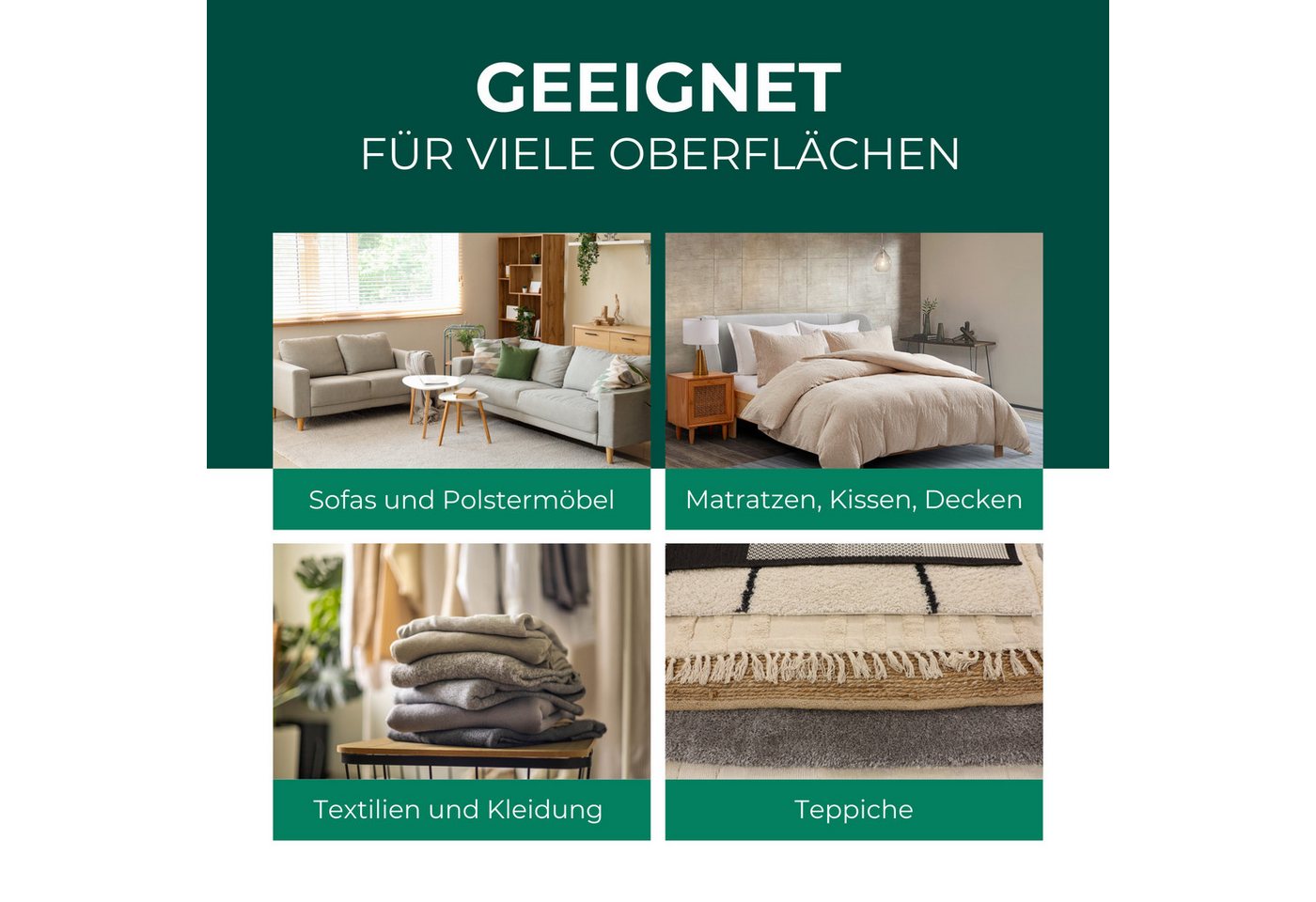 Silberkraft Insektenspray Silberkraft Milbenspray für Matratzen & Textilien, 500 ml, 4-St., Milbenbekämpfung, für Bettwäsche, Matratzen, Kissen, Bett, Bettbezug Bild 3
