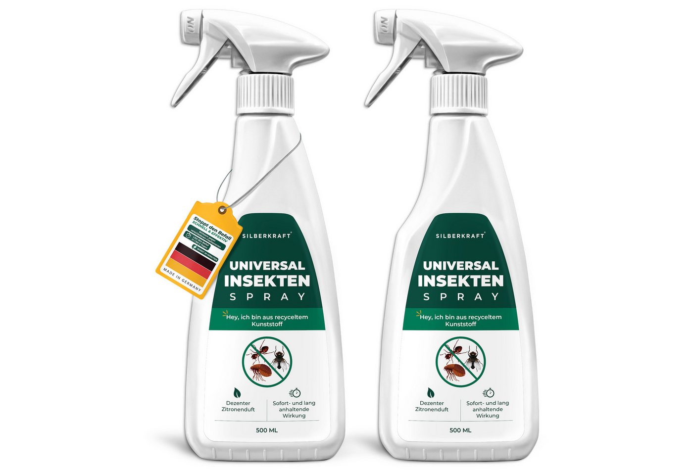 Silberkraft Insektenspray Silberkraft Universal Insektenspray, Repellent gegen Insekten, 500 ml, 2-St. Bild 2