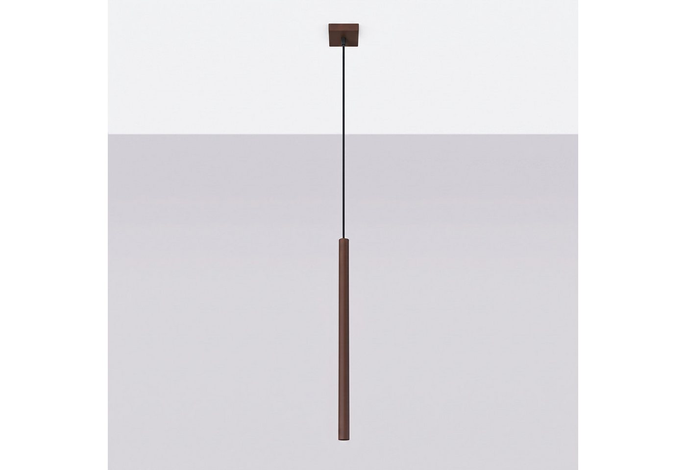 SOLLUX lighting Hängeleuchte Pendelleuchte PASTELO 1 braun, Nicht enthalten Bild 4