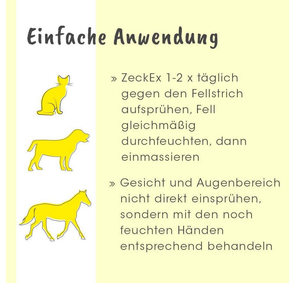 cdVet Zeckenschutzmittel ZeckEx, 20 ml, Sofortschutz bis zu 5 Stunden vor Zecken Bild 4
