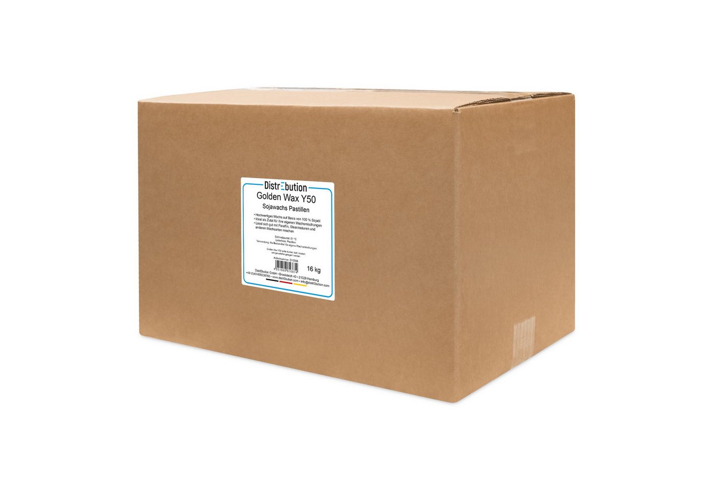 DistrEbution Bastelnaturmaterial Golden Wax Y50 Sojawachs Pastillen für Wachsmischungen Bild 2