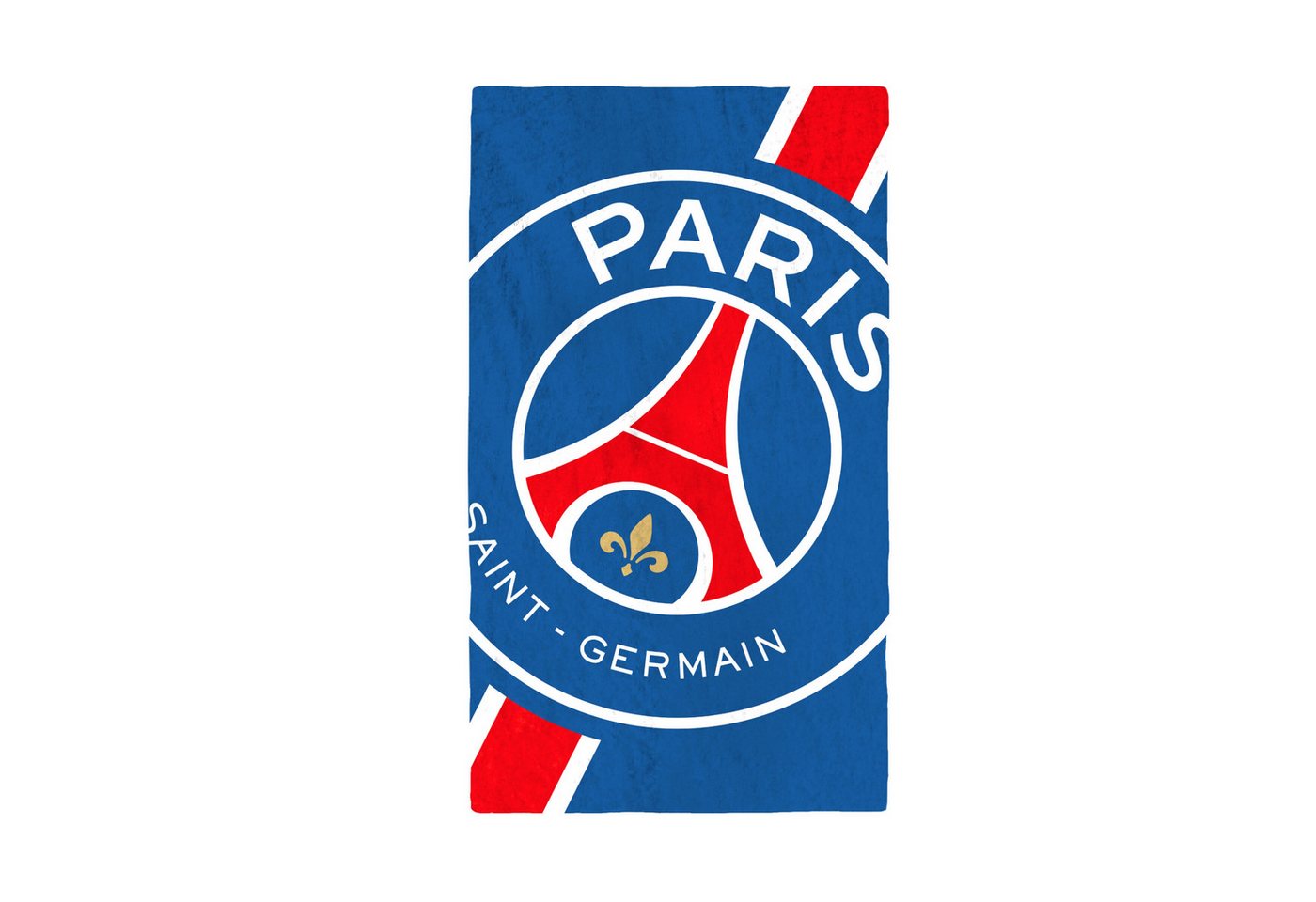 MTOnlinehandel Badetuch Paris Saint-Germain 70x120 cm, Fußball, 100% Baumwolle (1-St), PSG Logo für echte Fans mit Leidenschaft Bild 5