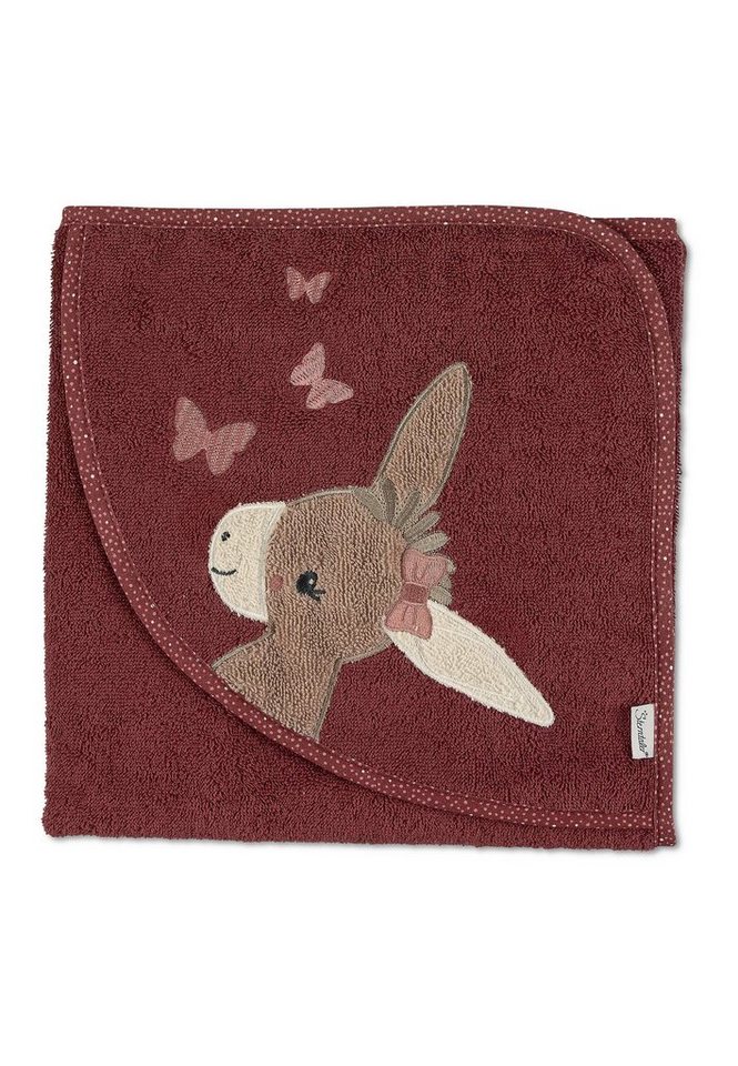 Sterntaler® Badetücher Kapuzenbadetuch 80x80 cm ESEL Emmily, Frottee (1-St), Kapuzen-Badetuch aus Frottee mit Esel Emmily Stickmotiv, 80 x 80 cm Bild 2