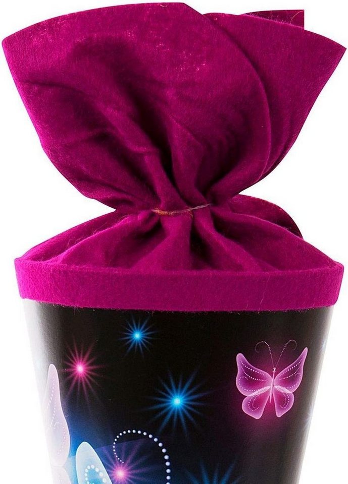 Goldbuch Schultüte Geschwister Schultüte 35cm Schmetterling verstärkt