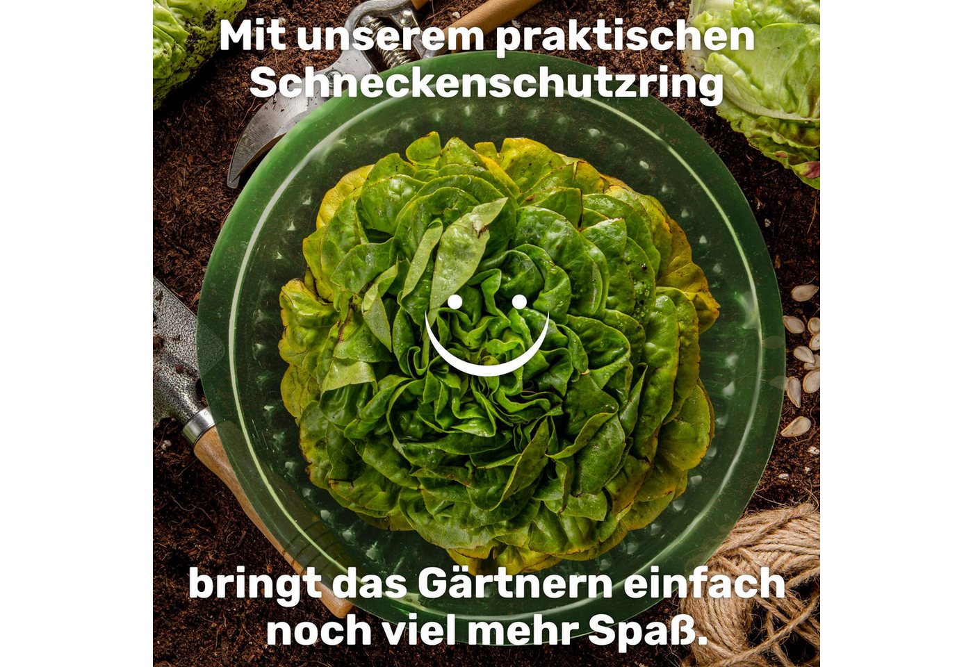 Gravidus Schneckenkante Schneckenschutzring Set Schneckenschutz Pflanzenkragen, 5-St. Bild 2