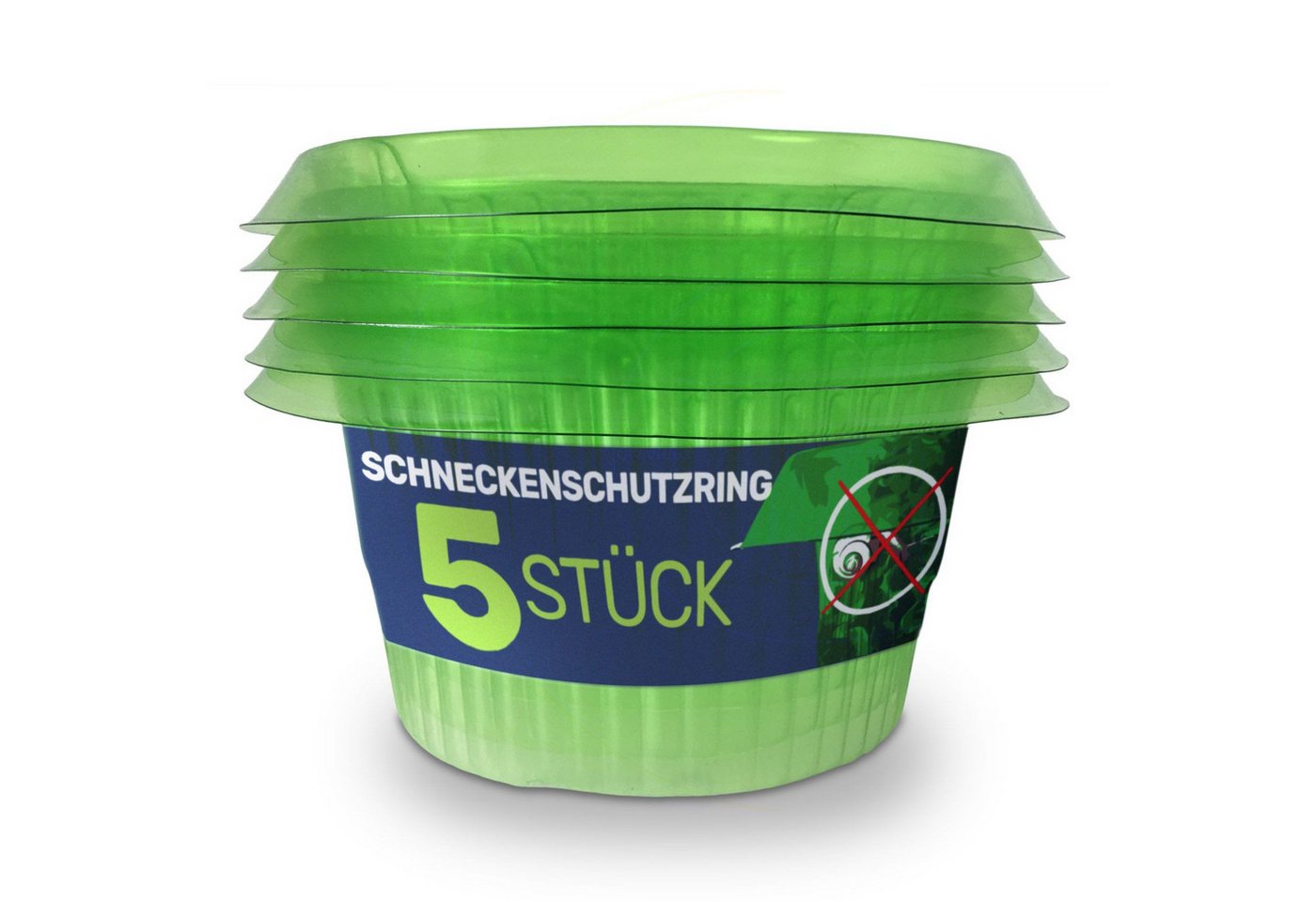 Gravidus Schneckenkante Schneckenschutzring Set Schneckenschutz Pflanzenkragen, 5-St. Bild 3