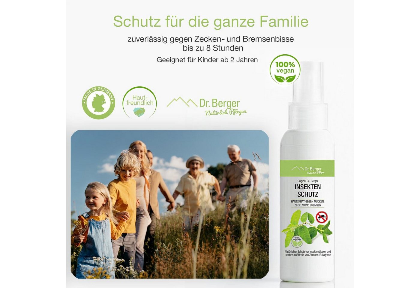 Dr. Berger Insektenspray Insektenschutz Hautspray, 100 ml, vegan Bild 2