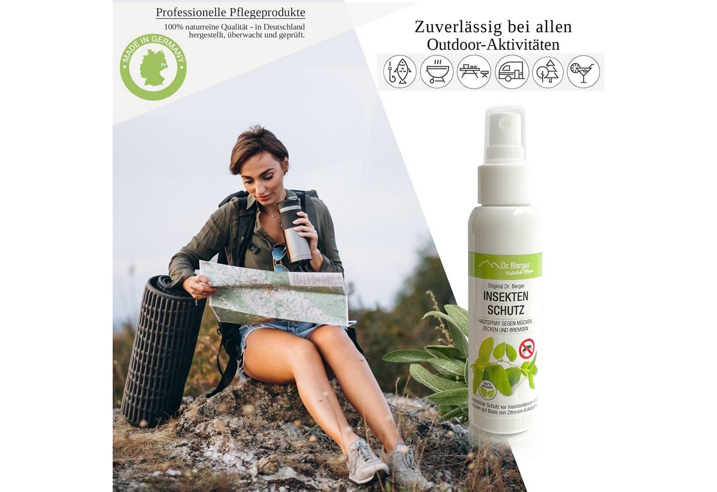 Dr. Berger Insektenspray Insektenschutz Hautspray, 100 ml, vegan Bild 3