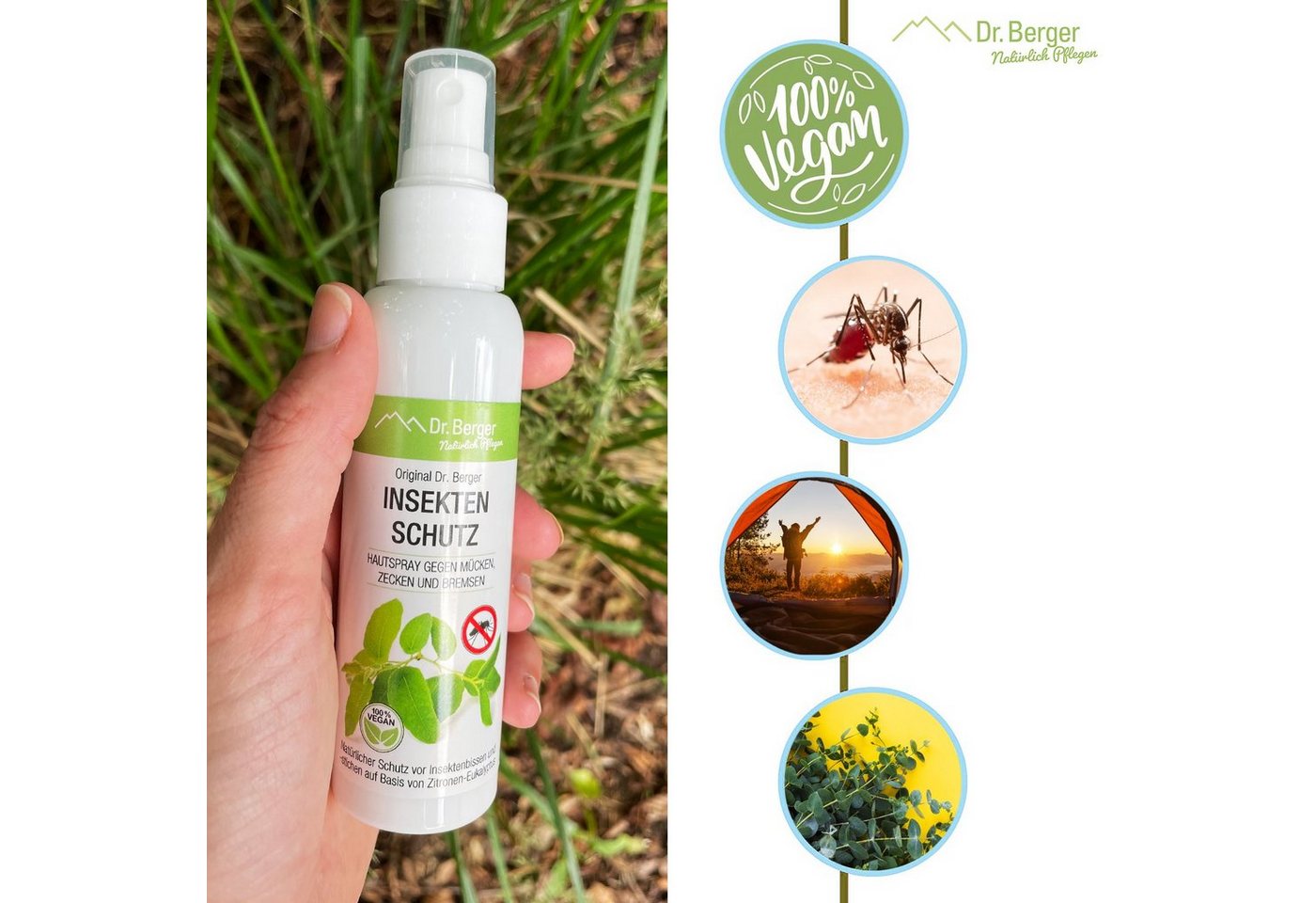 Dr. Berger Insektenspray Insektenschutz Hautspray, 100 ml, vegan Bild 5