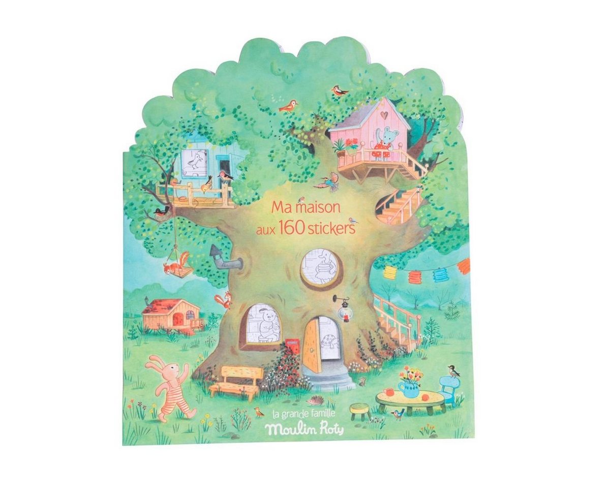 Moulin Roty Stickerbuch Stickerheft La Grande Famille 160 Sticker 20 Seiten Bild 5