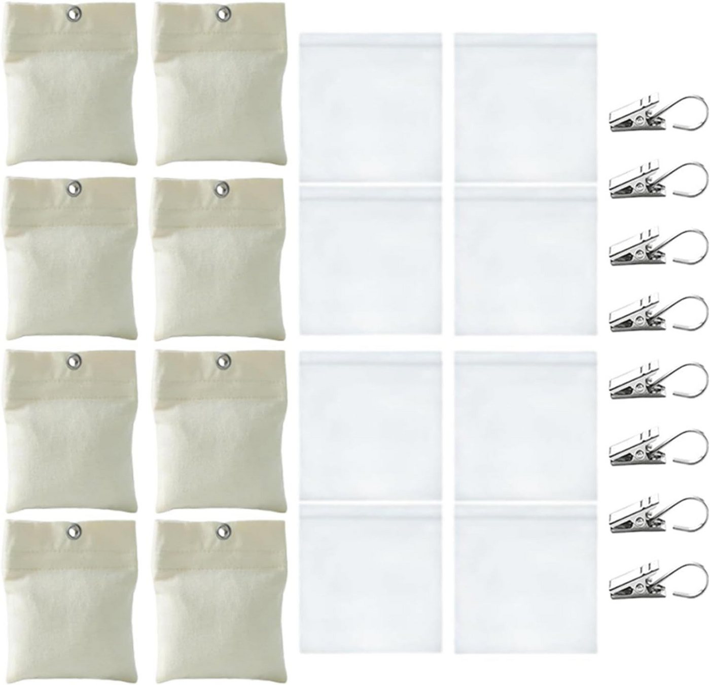 FELIXLEO Fertigteich 8er Pack Magnetische Vorhanggewichte für Outdoor und Windschutz, (1-tlg)