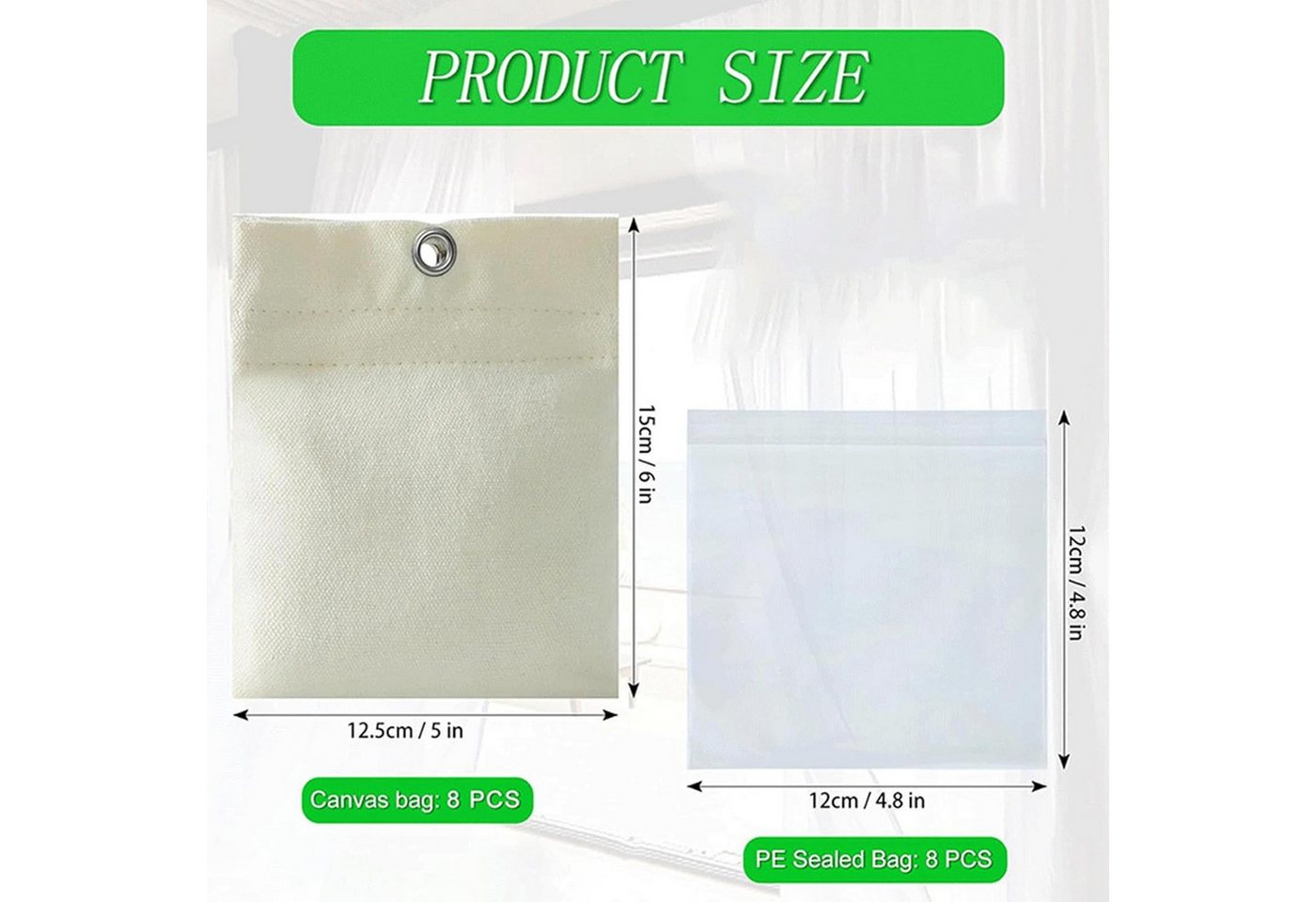 FELIXLEO Fertigteich 8er Pack Magnetische Vorhanggewichte für Outdoor und Windschutz, (1-tlg) Bild 5