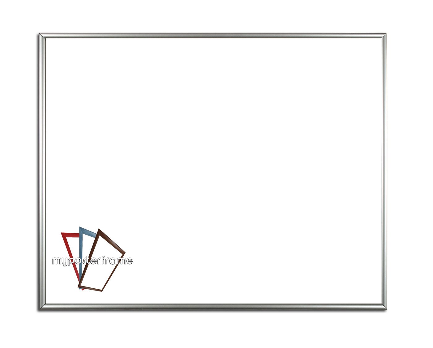 myposterframe Einzelrahmen Bilderrahmen Atlas, (1 Stück), 80x100 cm, Silber, Kunststoff