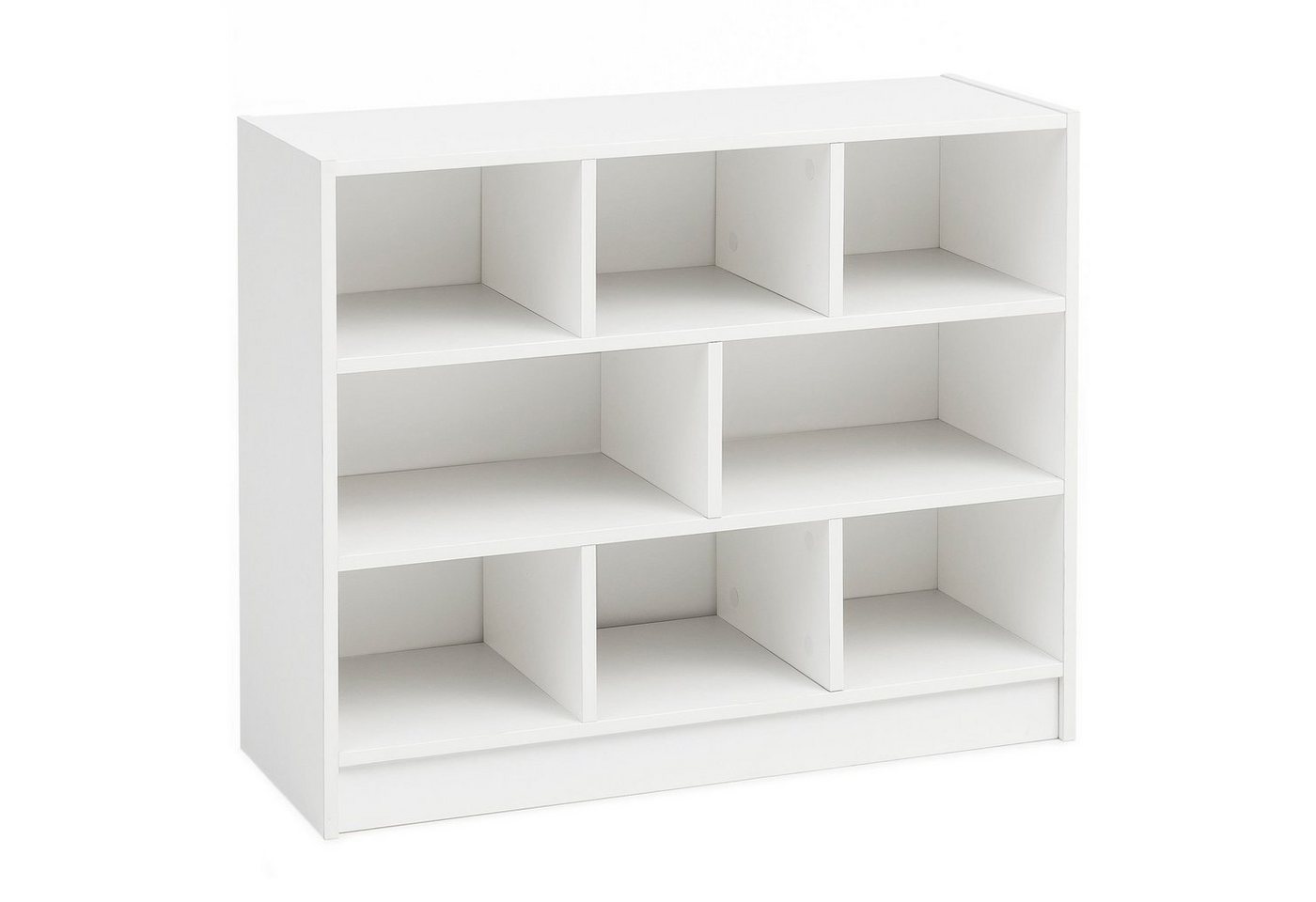 möbelando Bücherregal Bücherregal WL5.819 Weiß 80x68,5x29,5 cm Regal Standregal Modern, 30 x 69 x 80 cm (B/H/L) Bild 3