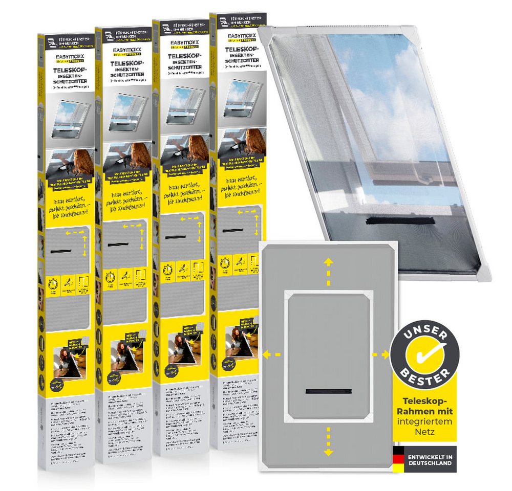 EASYmaxx Insektenschutz-Fensterrahmen, (4-St) Bild 5