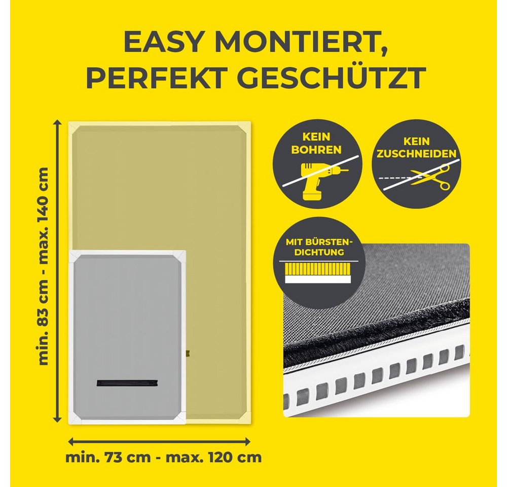 EASYmaxx Insektenschutz-Fensterrahmen, (2-St) Bild 2
