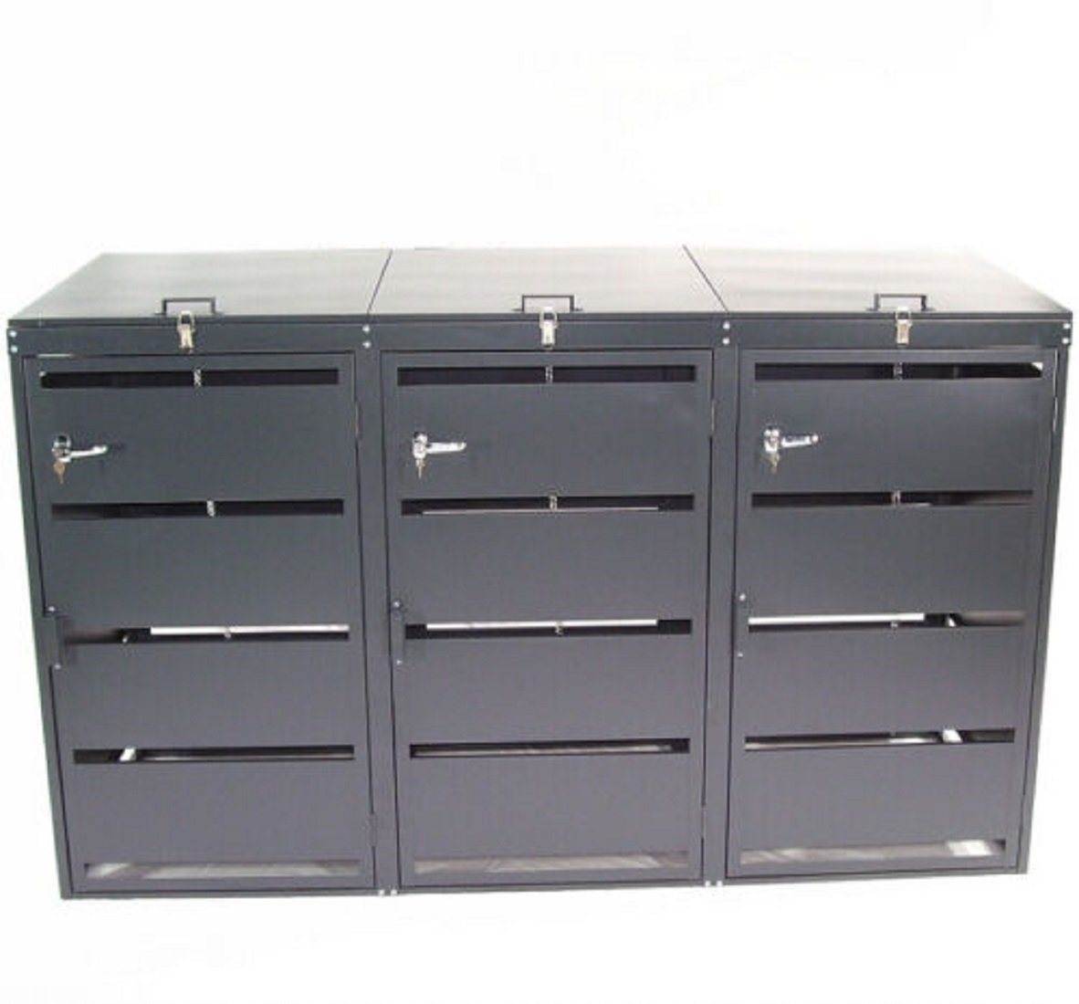 Apex Mülltonnenbox Mülltonnenbox Mülltonnenverkleidung 3er 240L Mülltonne 57061 (1 St)