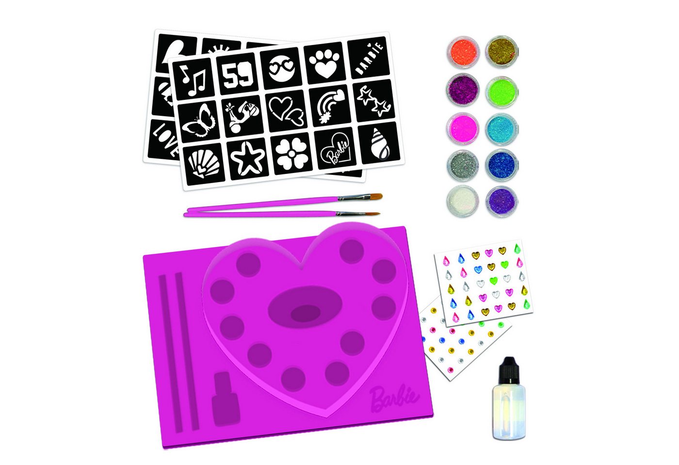 Lisciani Kreativset Barbie Glitzer Tattoos