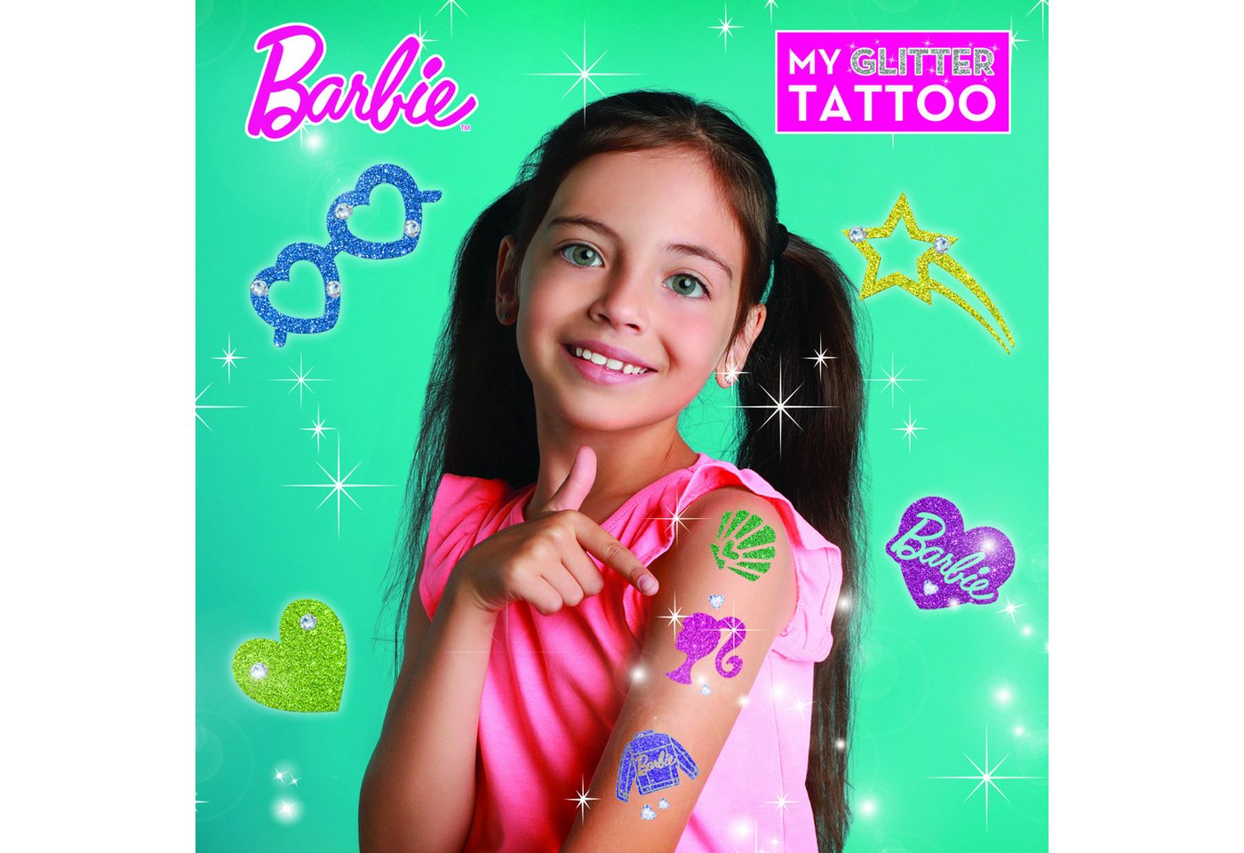 Lisciani Kreativset Barbie Glitzer Tattoos Bild 5
