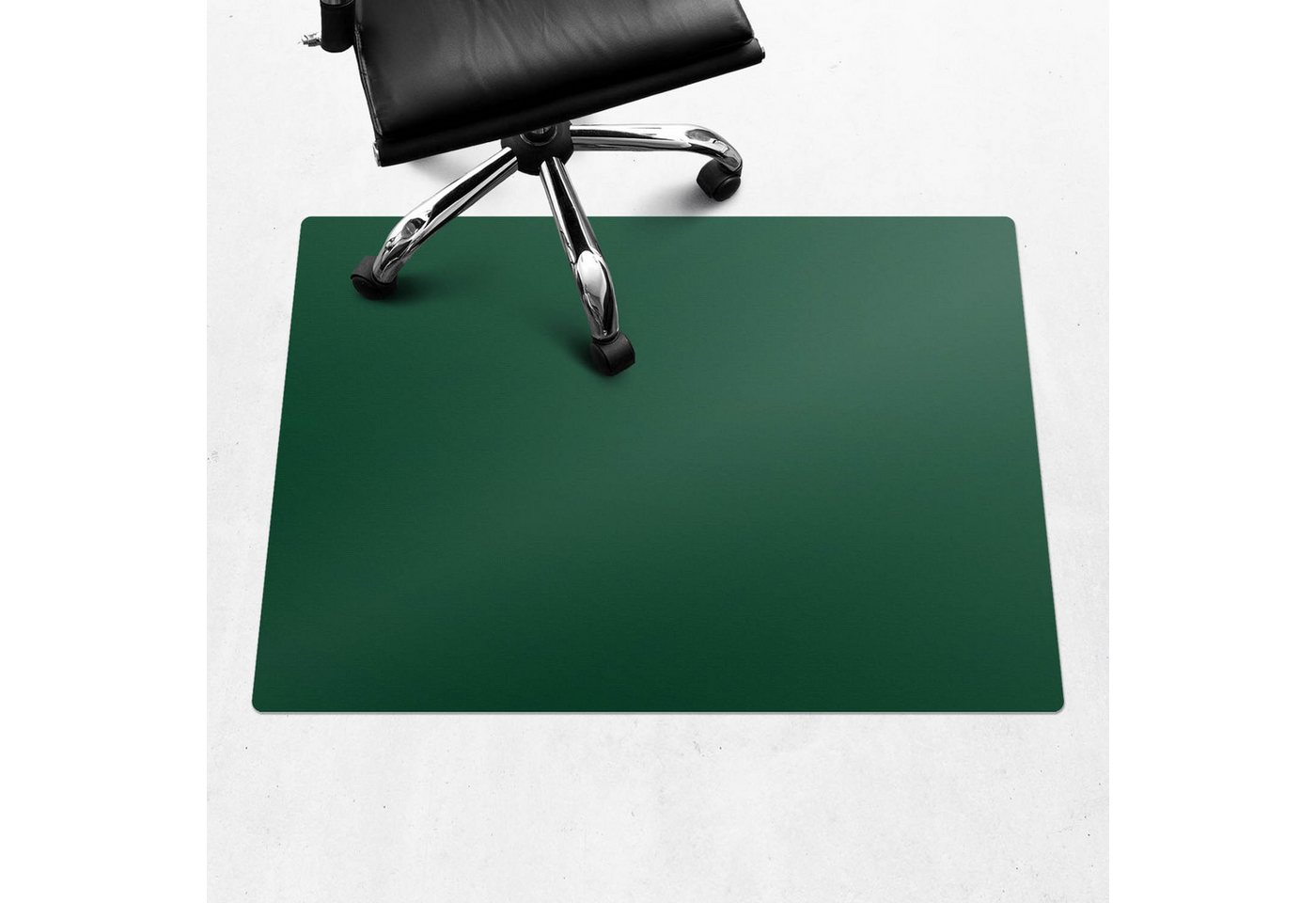 Tulup Bodenschutzmatte Unterlage Schreibtischstuhl Farbe Dunkelgrün Bürostuhl Unterlage Bild 4