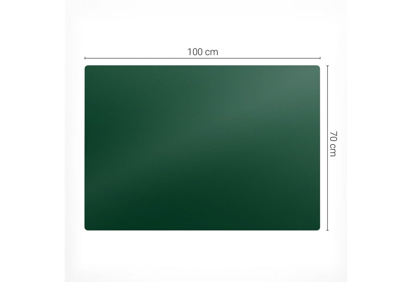 Tulup Bodenschutzmatte Unterlage Schreibtischstuhl Farbe Dunkelgrün Bürostuhl Unterlage Bild 5