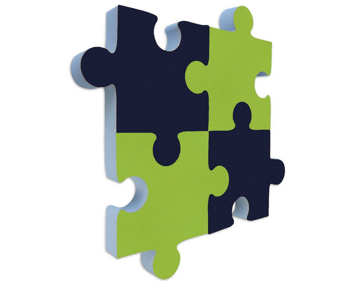 platino24 Akustikplatte Schallabsorber-Set PUZZLE aus Basotect G+ mit Akustikfilz Bild 4