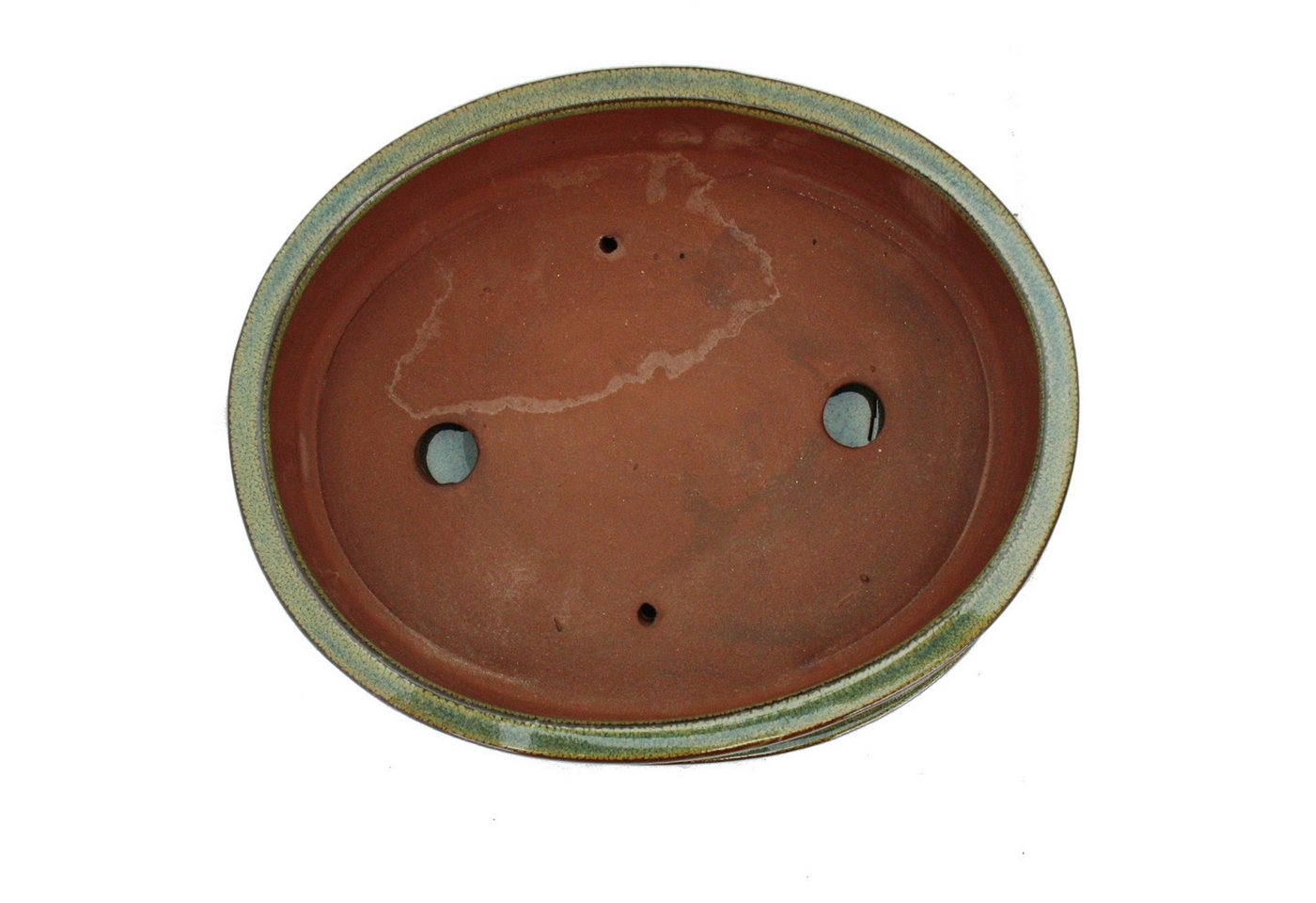 Exotenherz Pflanzschale Bonsai-Schale mit Unterteller Gr. 4 Oliv-Braun oval Modell O1 L 25cm (1 St)