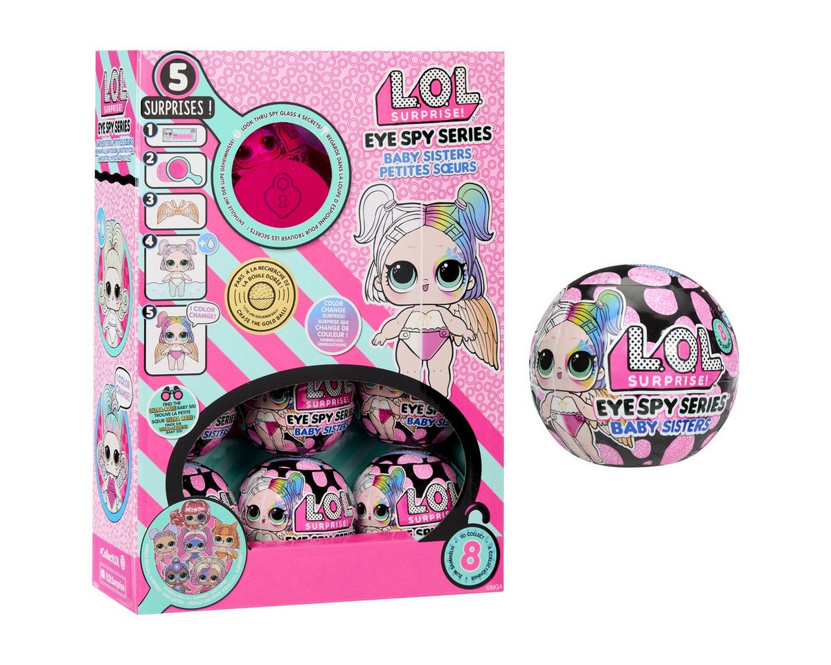 Zapf Creation® Styropor-Teil MGA L.O.L. Surprise! Sammelpuppe Eye Spy Baby Sisters Asst in PDQ