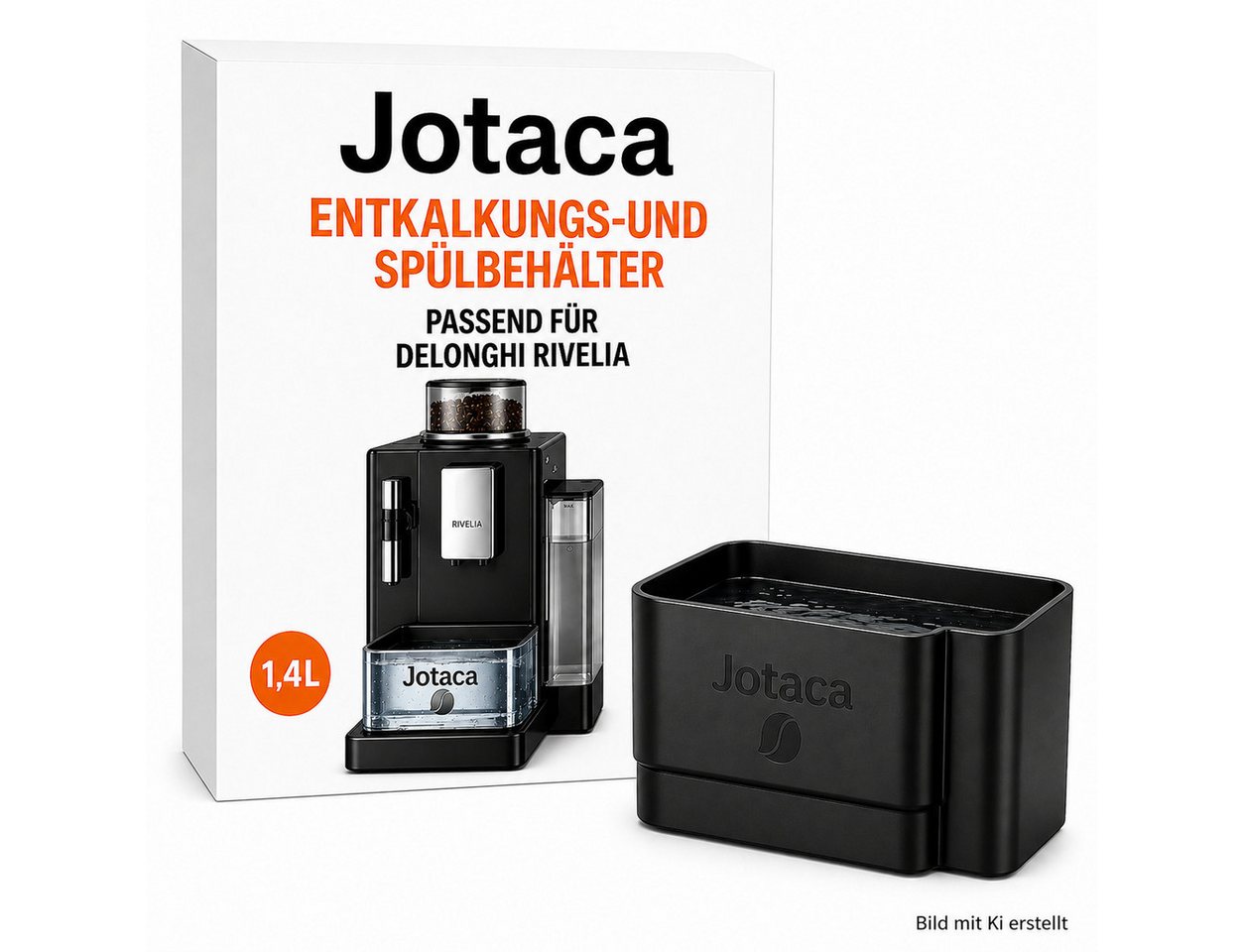 Jotaca Tropfschale Entkalkungs - Behälter, für Kaffeevollautomaten, (1-St., kompatibel mit DeLonghi Rivelia), Spülmaschinengeeignet Bild 4