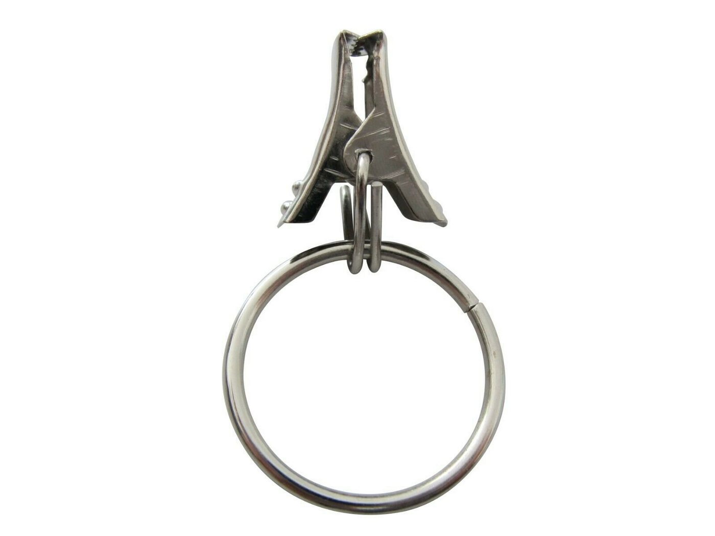 rewagi Gardinenhaken Metallklammer mit Ring Ø 23mm, Gardinenklammer, Gardinenhaken, Gardinen, Vorhänge, Gardinenstangen, Seitenschals, Innenlaufsysteme, Flächenvorhänge, (25-St), Verkaufseinheit: 10, 25, 50, 75, 100 Stück Bild 3