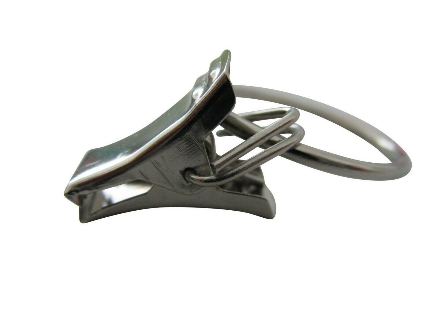 rewagi Gardinenhaken Metallklammer mit Ring Ø 23mm, Gardinenklammer, Gardinenhaken, Gardinen, Vorhänge, Gardinenstangen, Seitenschals, Innenlaufsysteme, Flächenvorhänge, (25-St), Verkaufseinheit: 10, 25, 50, 75, 100 Stück Bild 4
