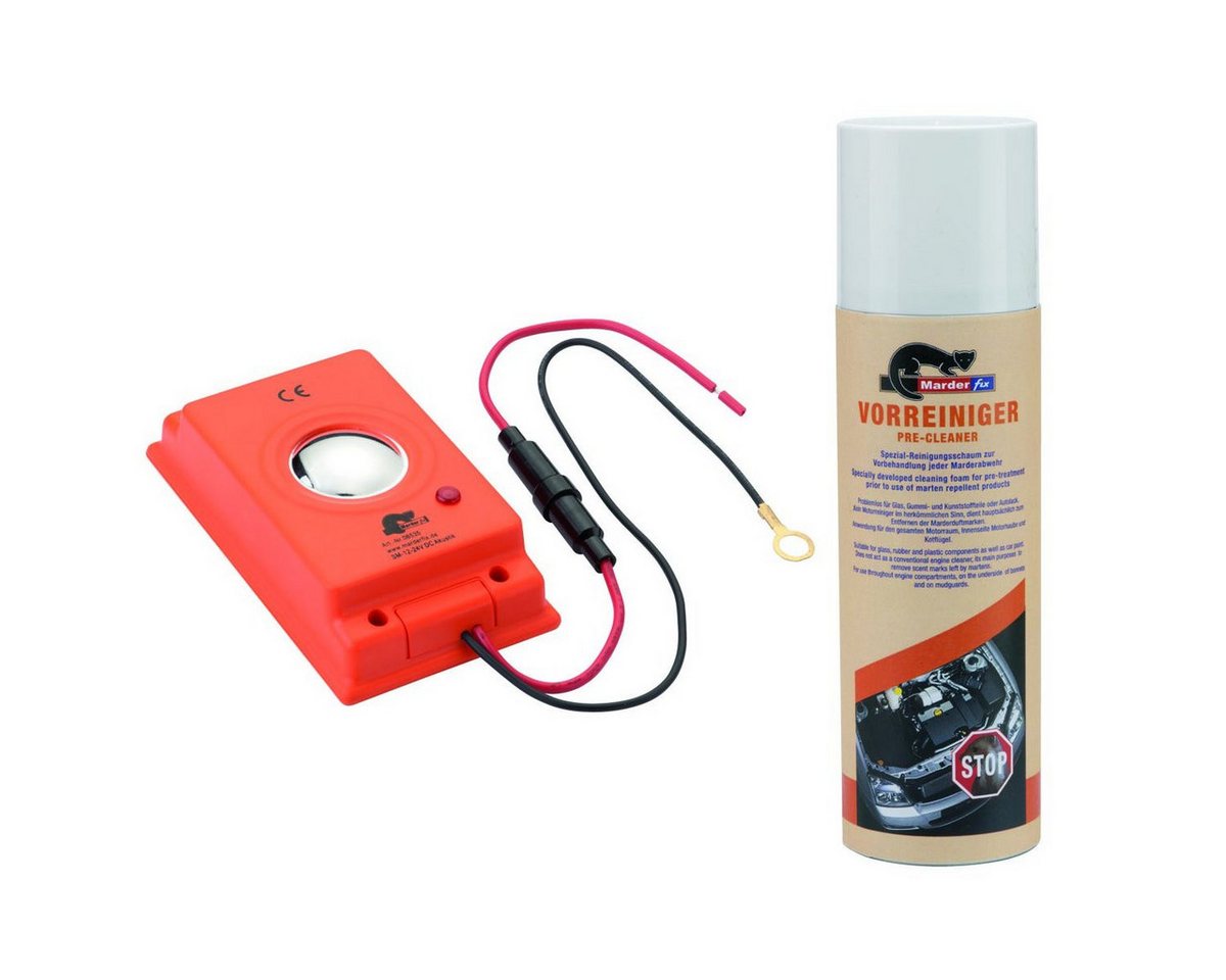Marderfix Ultraschall-Tierabwehr Akustik 12V - inklusive Vorreiniger, inklusive Vorreiniger Bild 5
