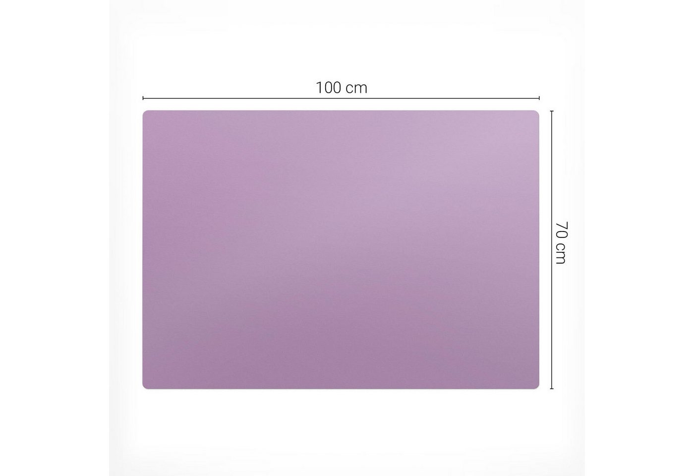 Tulup Bodenschutzmatte Stuhlmatte Für Hartböden Pastellrosa Farbe Hellviolett Bild 5