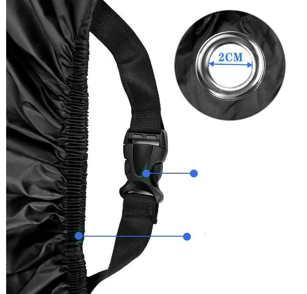 feinlux Bodenschutzplane Faltgarage Outdoor Motorradabdeckung, 190T Staubdichtes (Packung, Faltgarage Outdoor Motorradabdeckung), Geeignet für Outdoor-Aktivitäten und Reisen Bild 4
